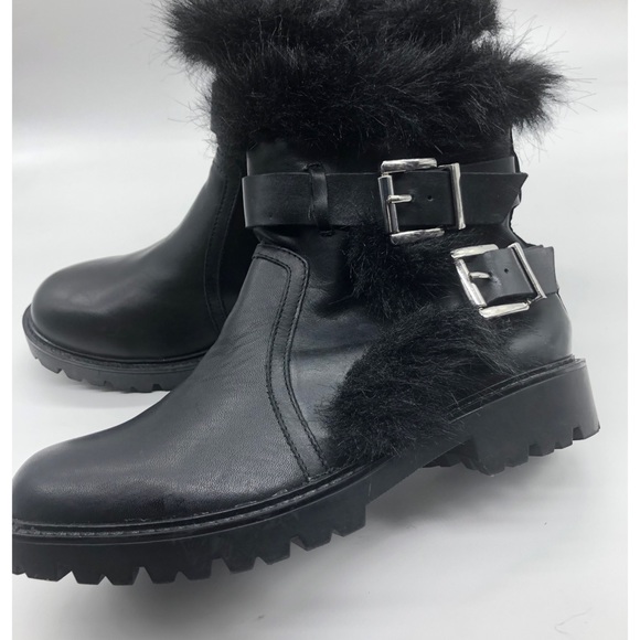 Charles David Reno Faux Fur Leather Boot - Picture 6 of 7